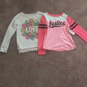 Justice Long Sleeve Size 10
